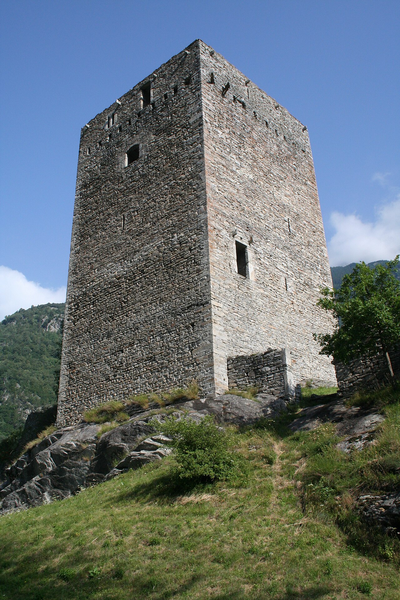 Castelmur Castle in Switzerland