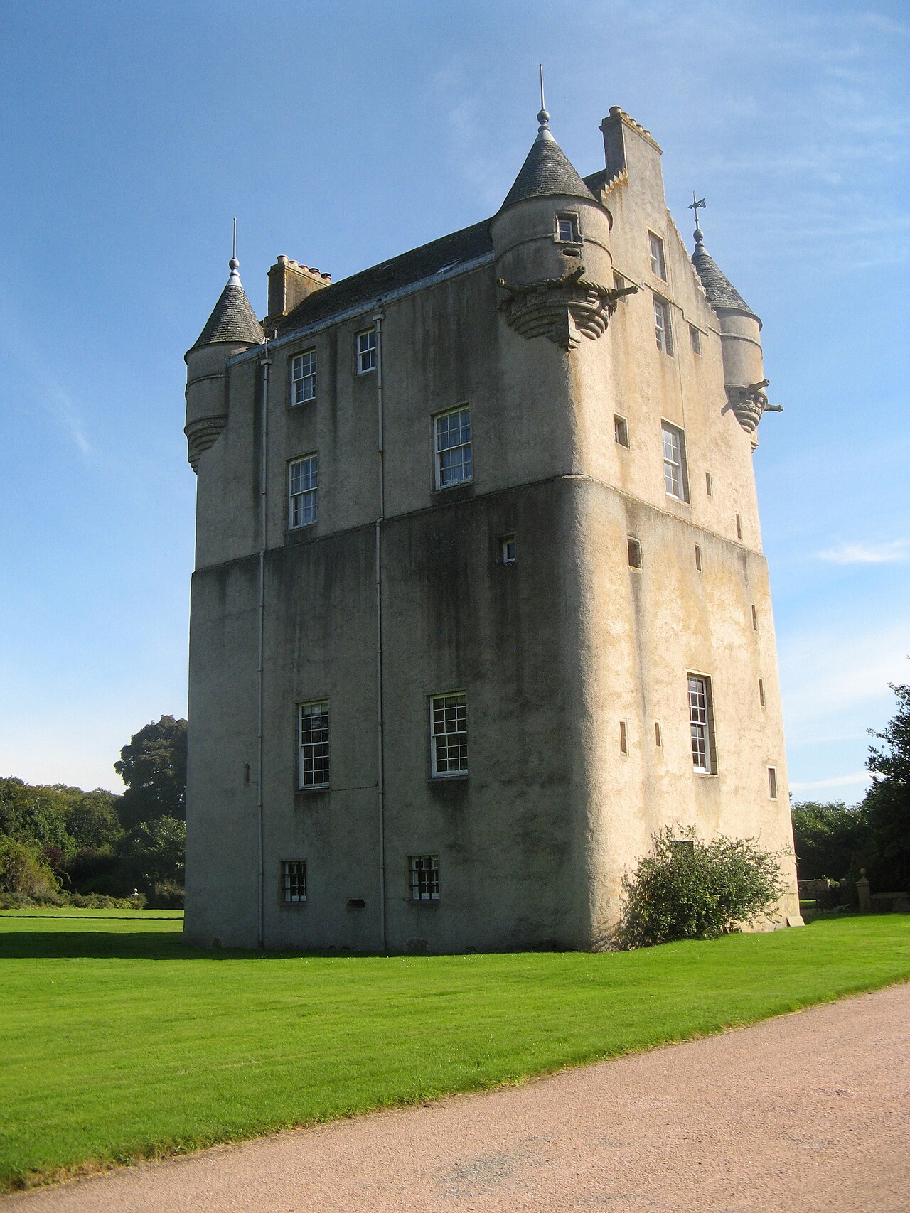 Udny Castle in Scotland