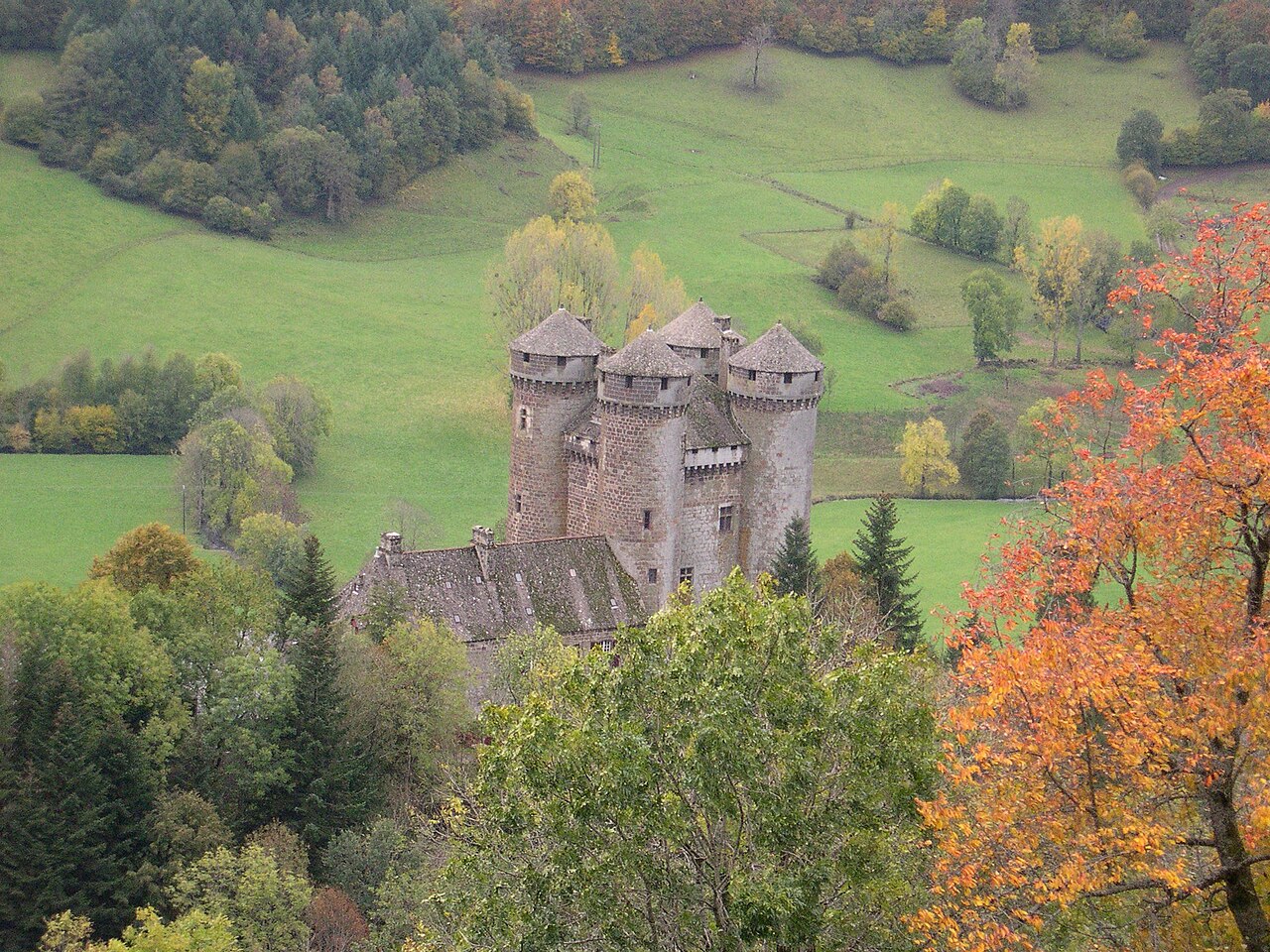 Château d'Anjony in France