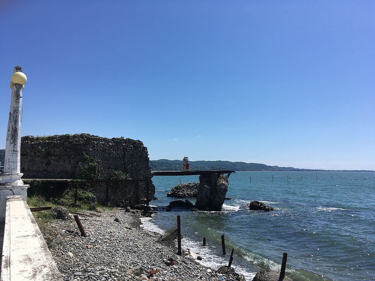 Sukhumi fortress w Gruzji