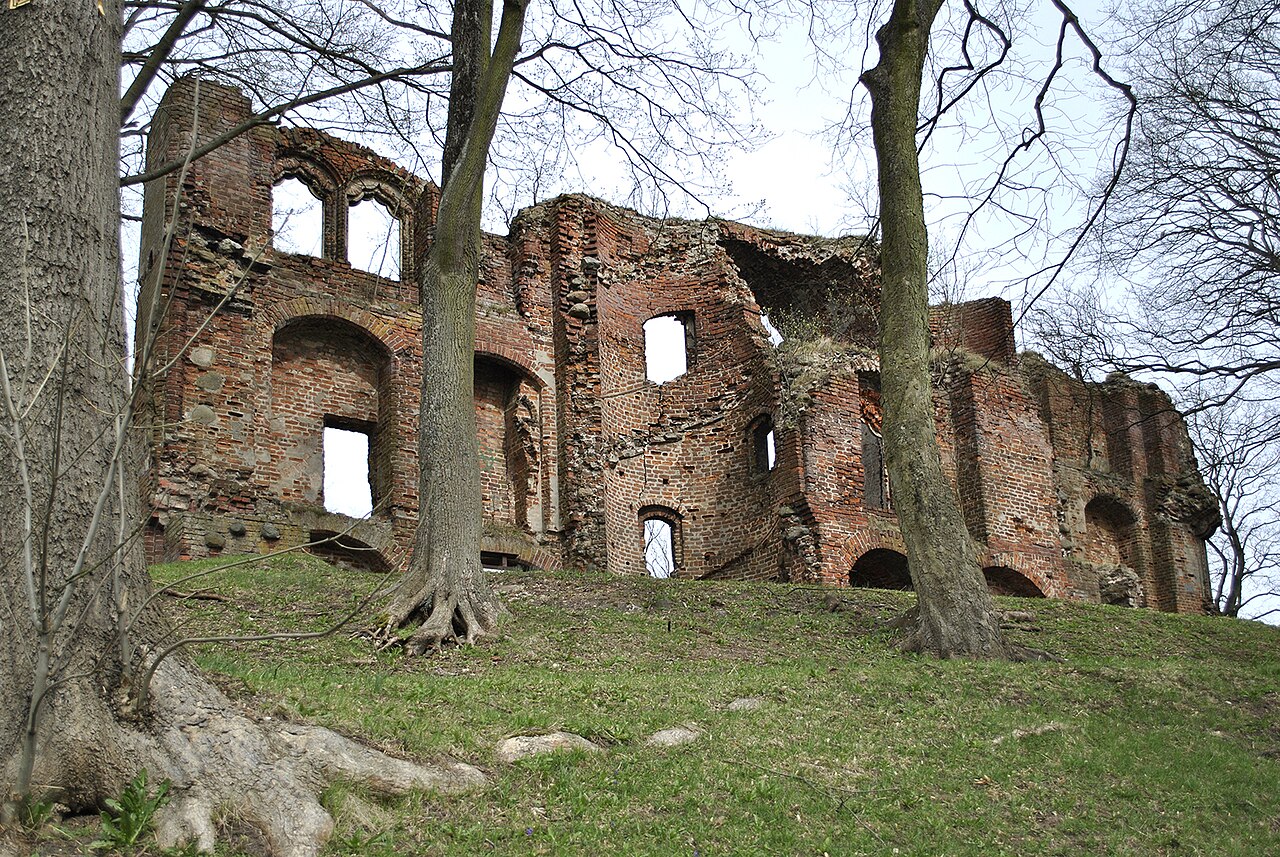 Dobra Castle in Poland