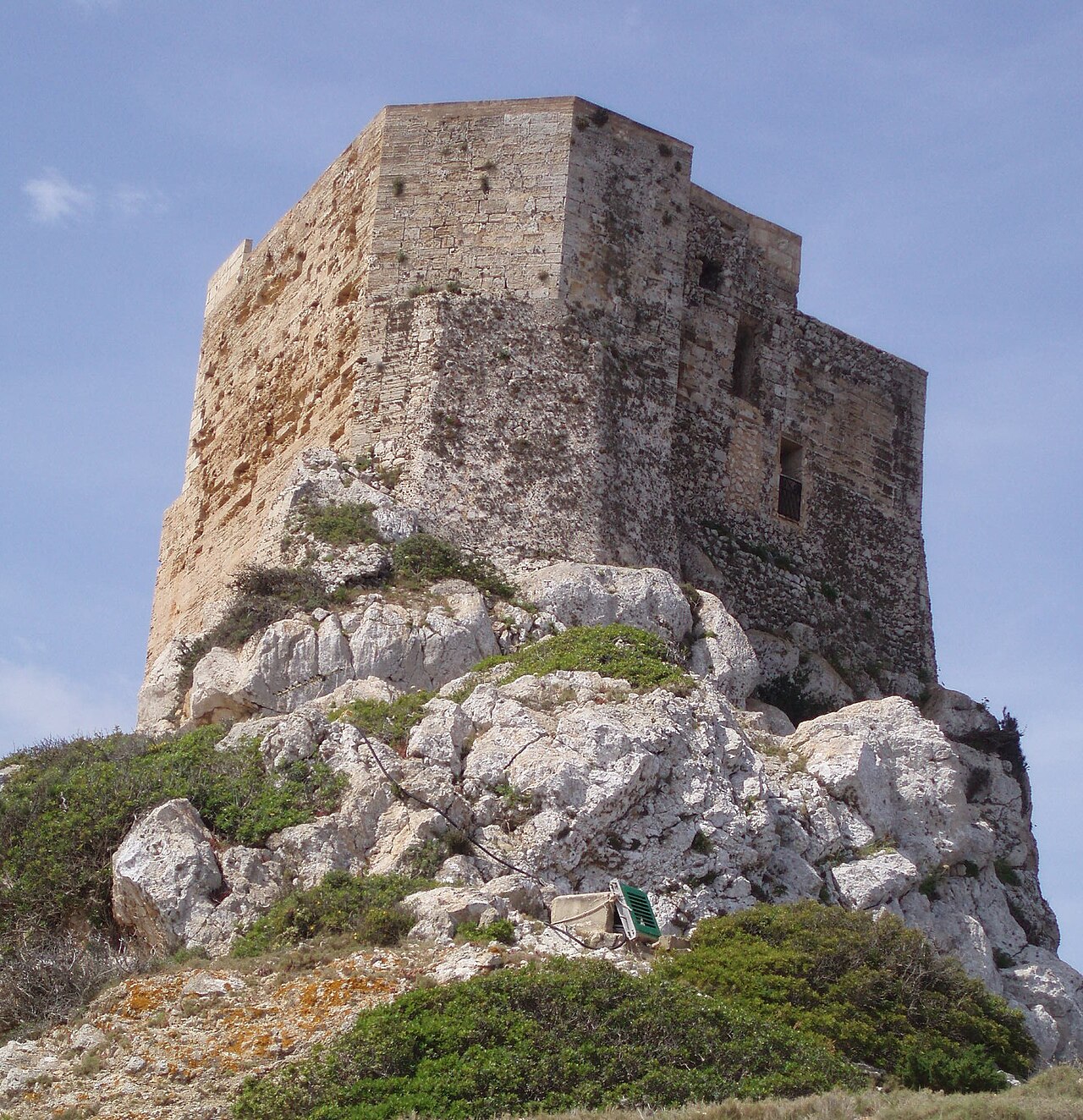 Castell de Cabrera (Baleares) in Spain