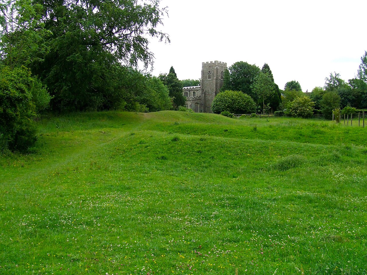 Clavering Castle in England