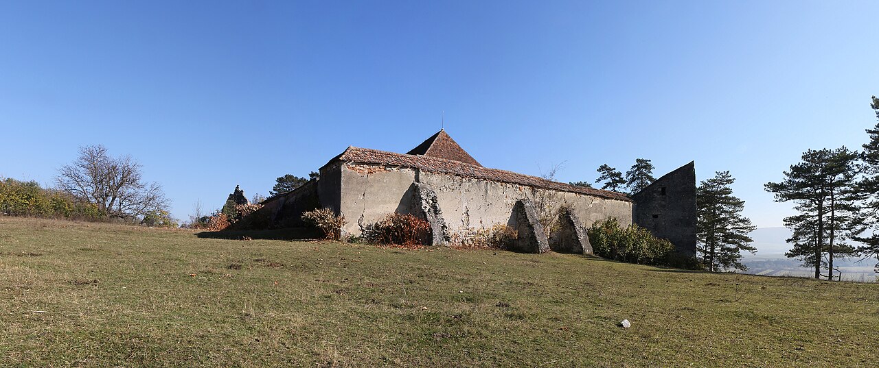 Fortified church in Ungra in Romania