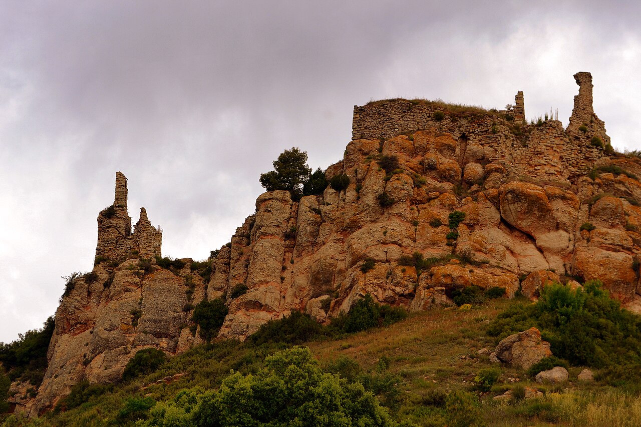 Castell de Queralt (Bellprat) in Spain