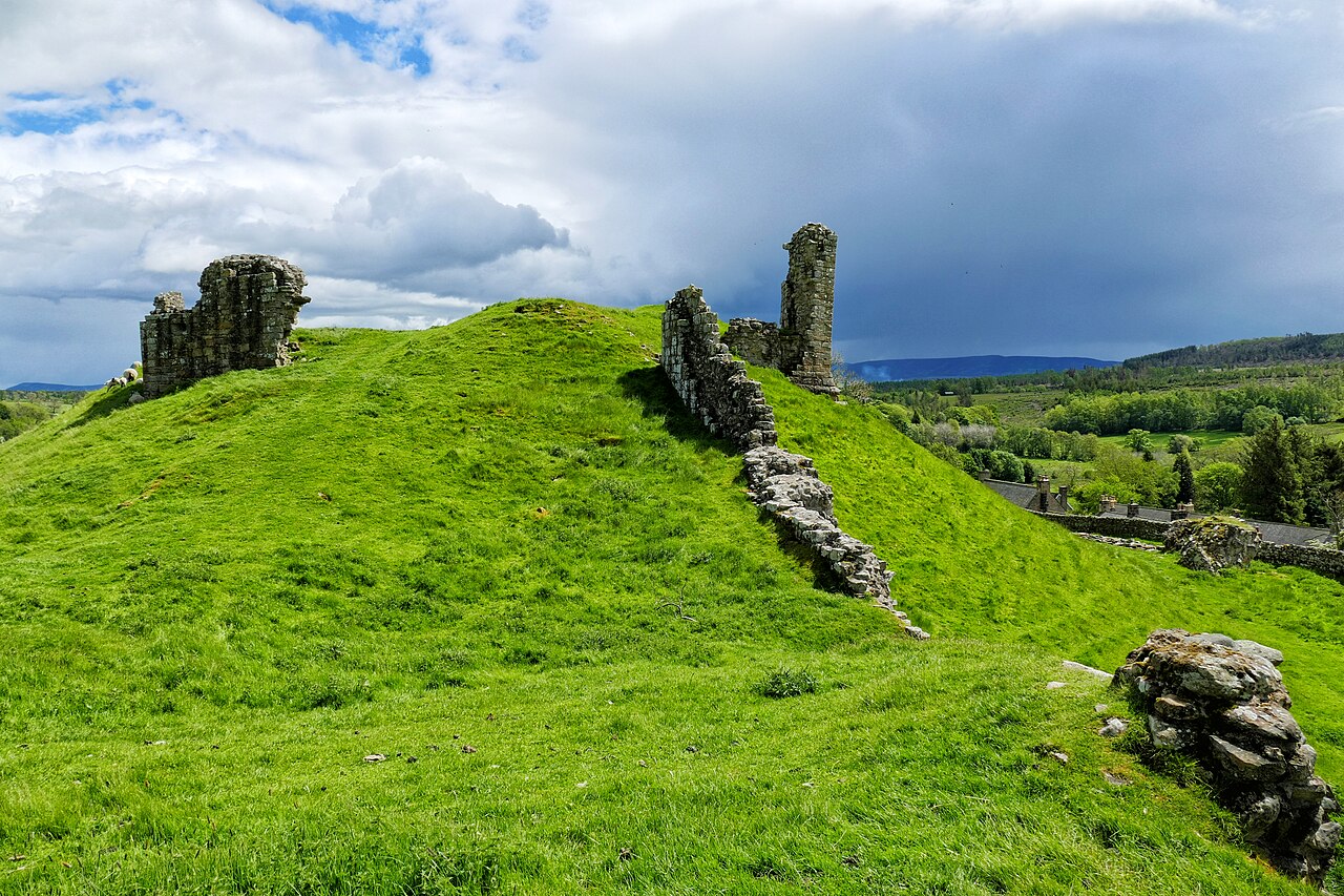 Harbottle Castle en Inglaterra