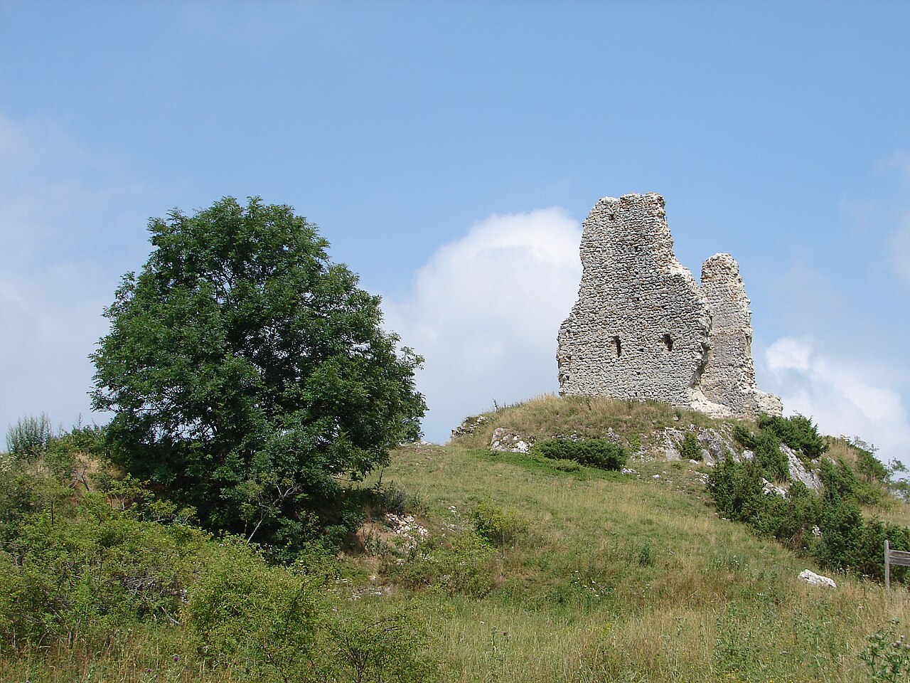 Kasteel van Montaillou in Frankrijk