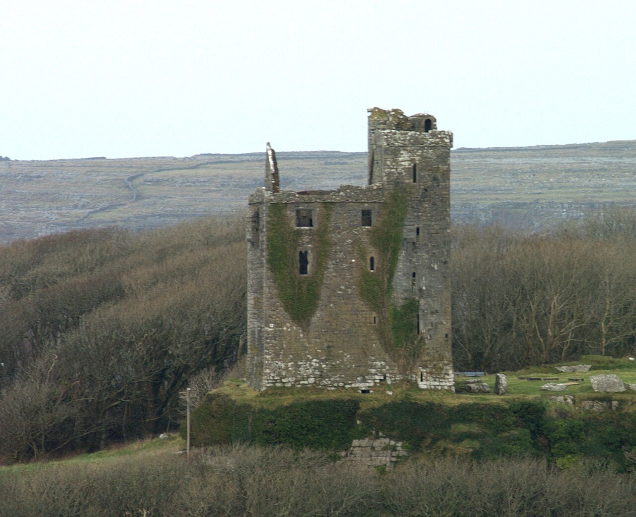 Ballinalacken Castle in Ireland