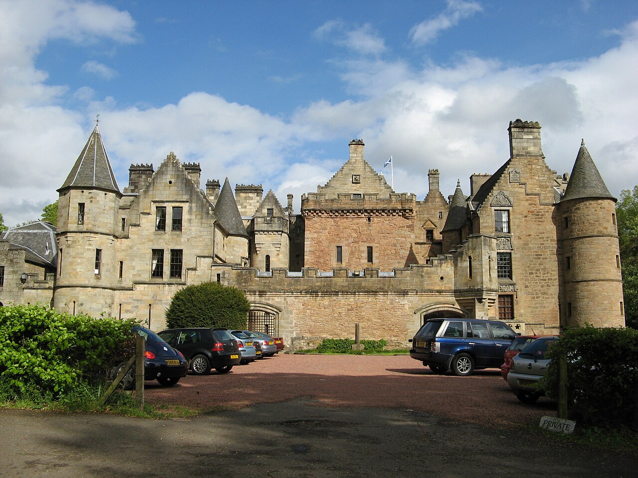 Dalzell House in Scotland