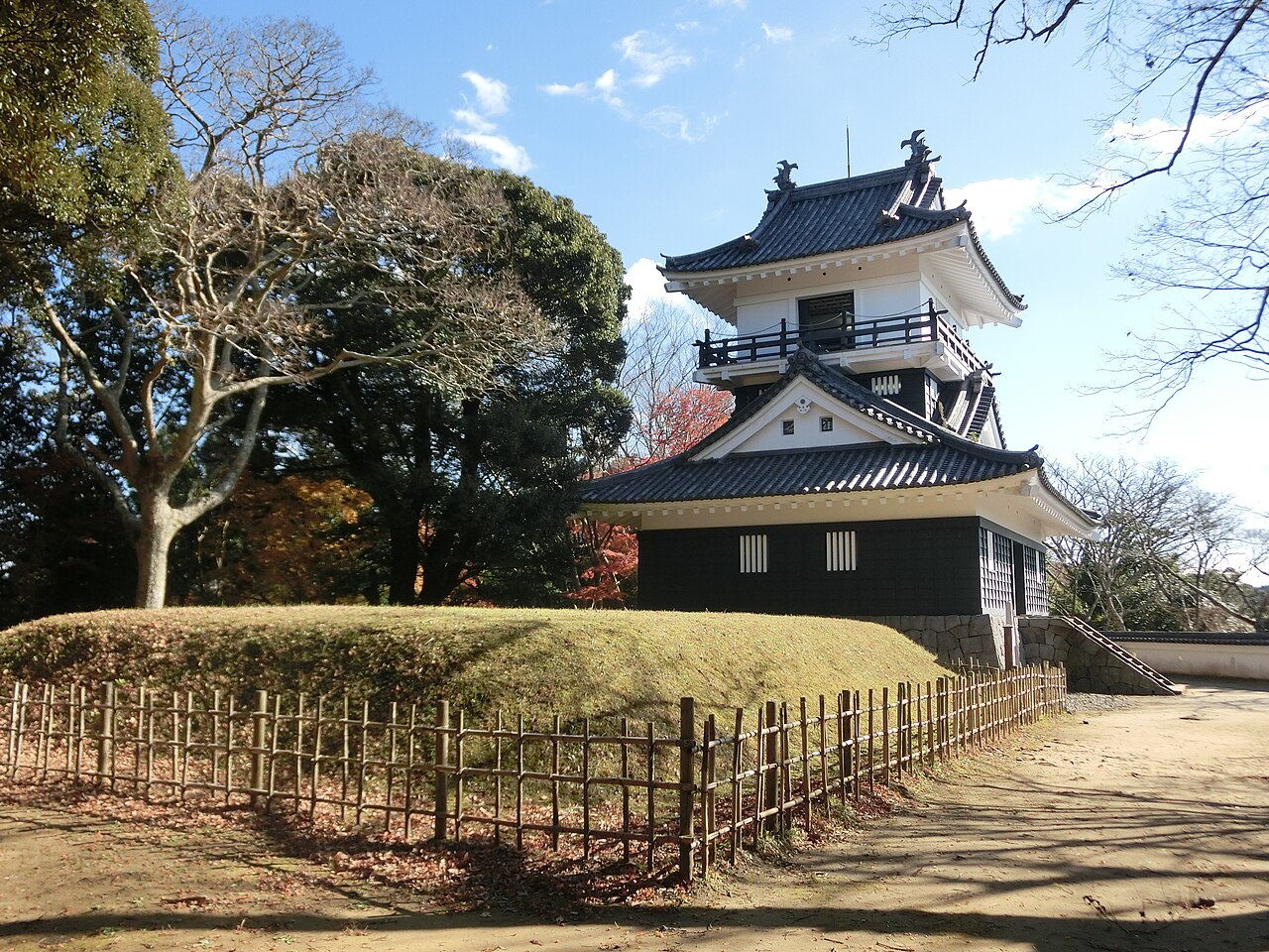 Kururi Castle in Japan