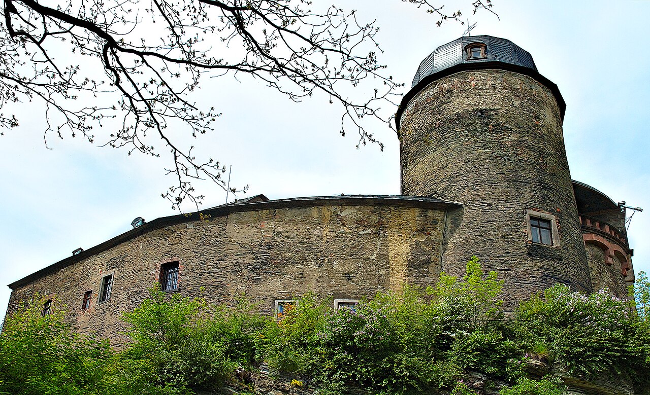 Mylau Castle in Germany