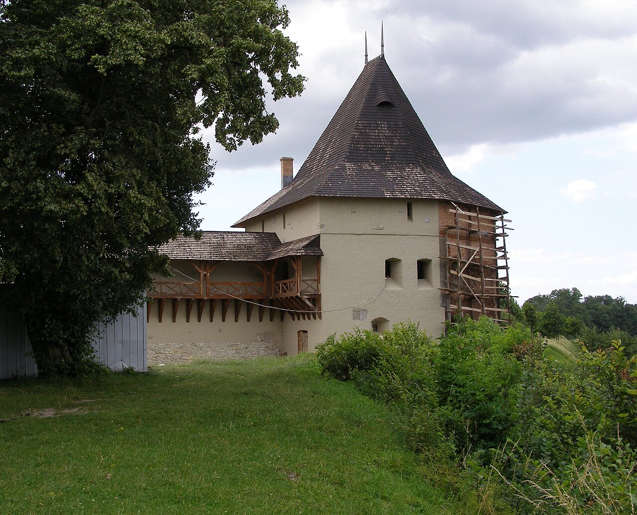 Halych Castle in Ukraine
