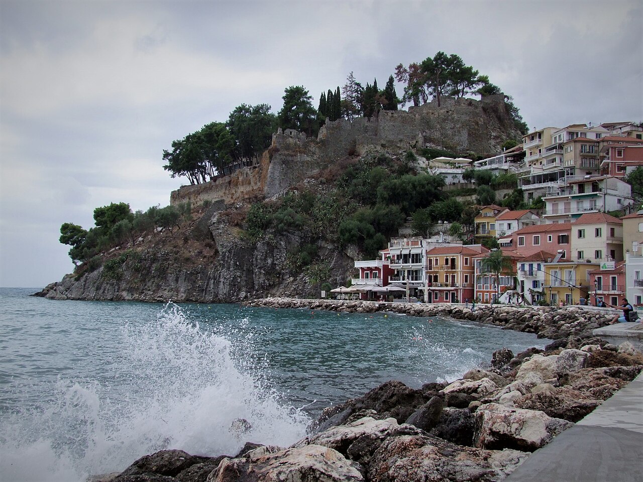 Parga Castle in Greece