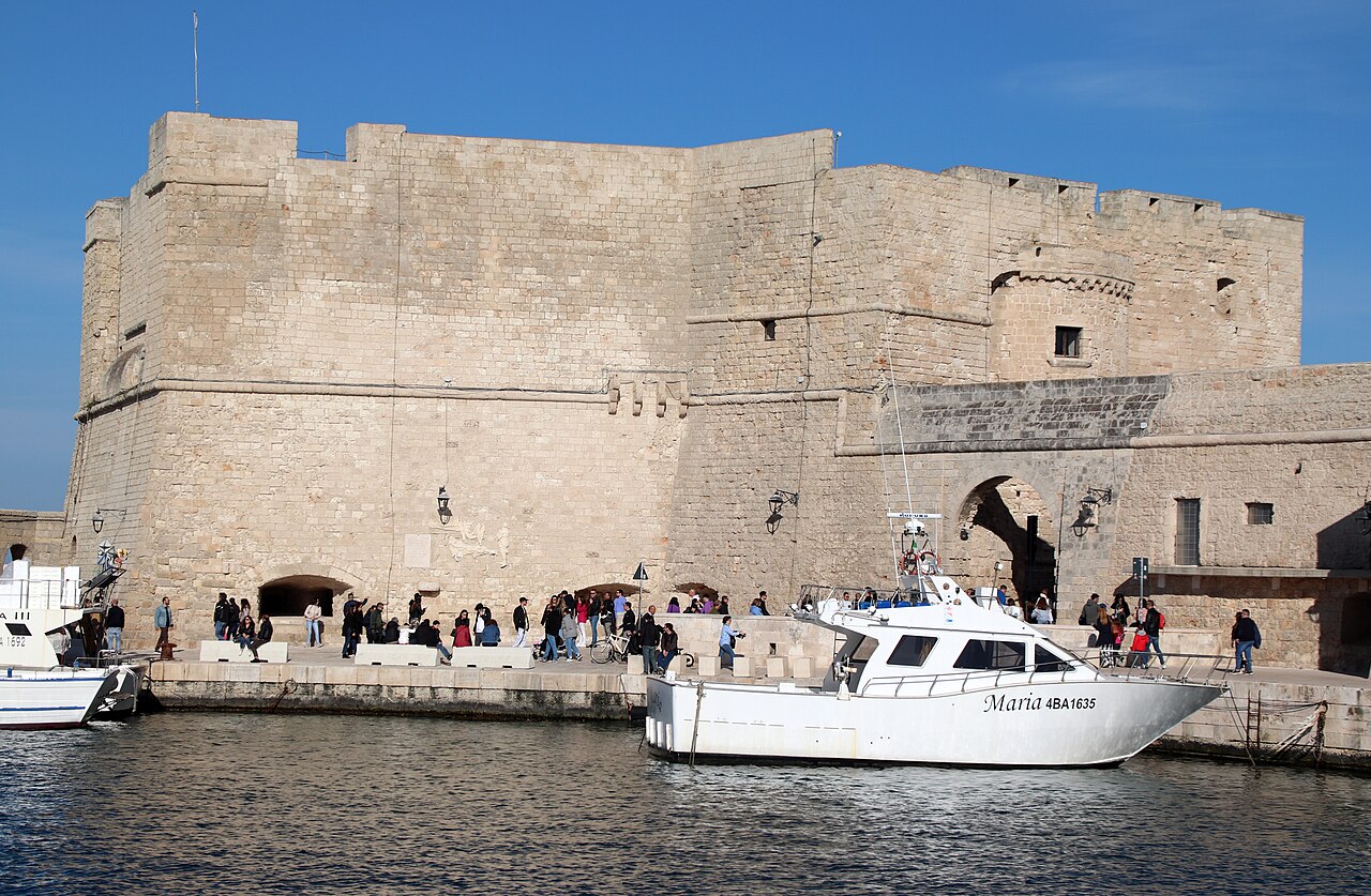 Castle of Monopoli in Italy