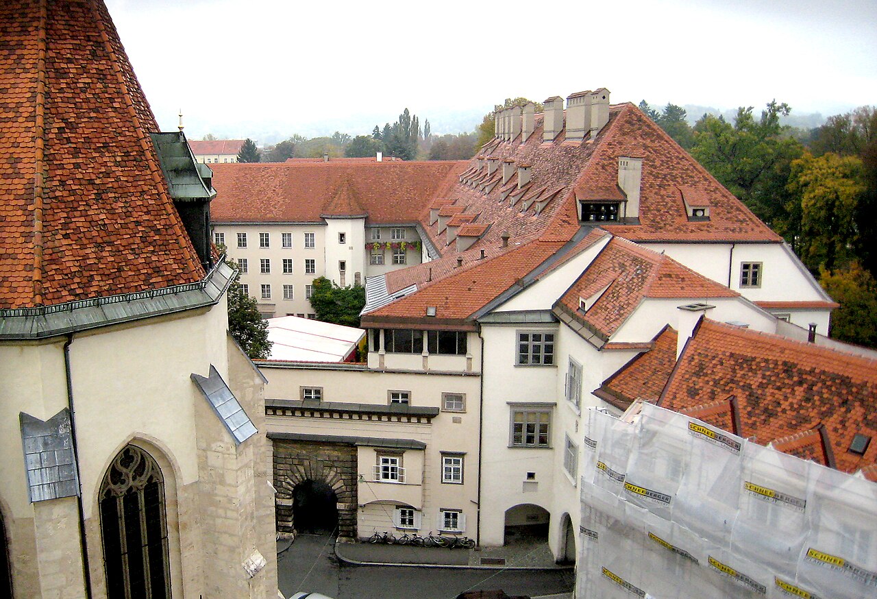 Castle of Graz in Austria