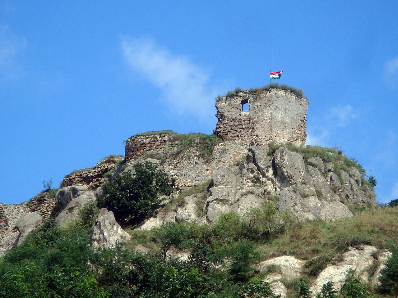 Castle of Sirok in Hongarije