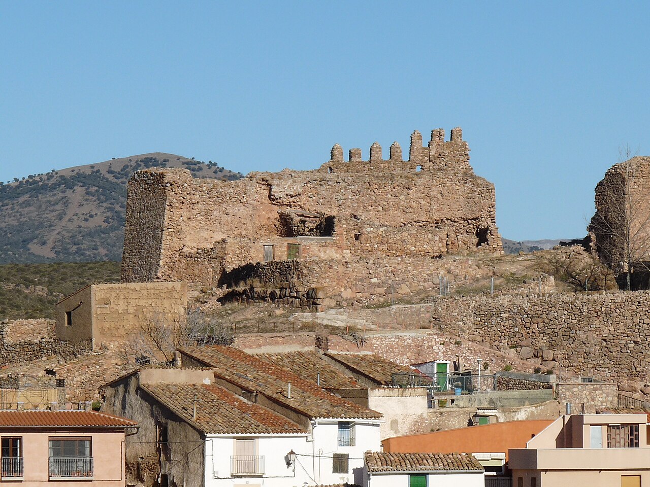 Castle of Aranda de Moncayo in Spain