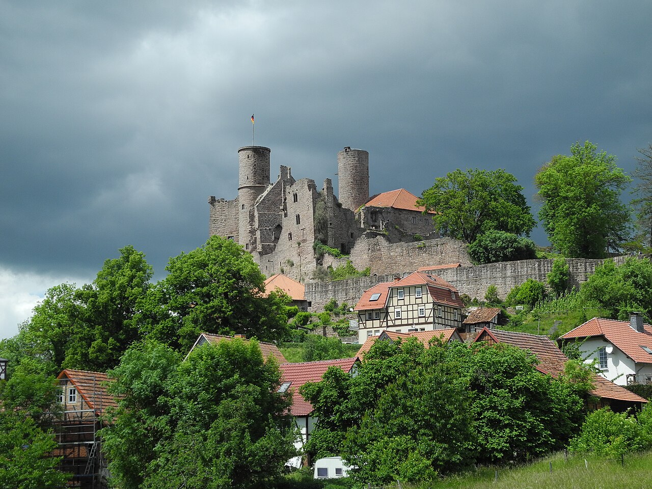 Burg Hanstein in Deutschland