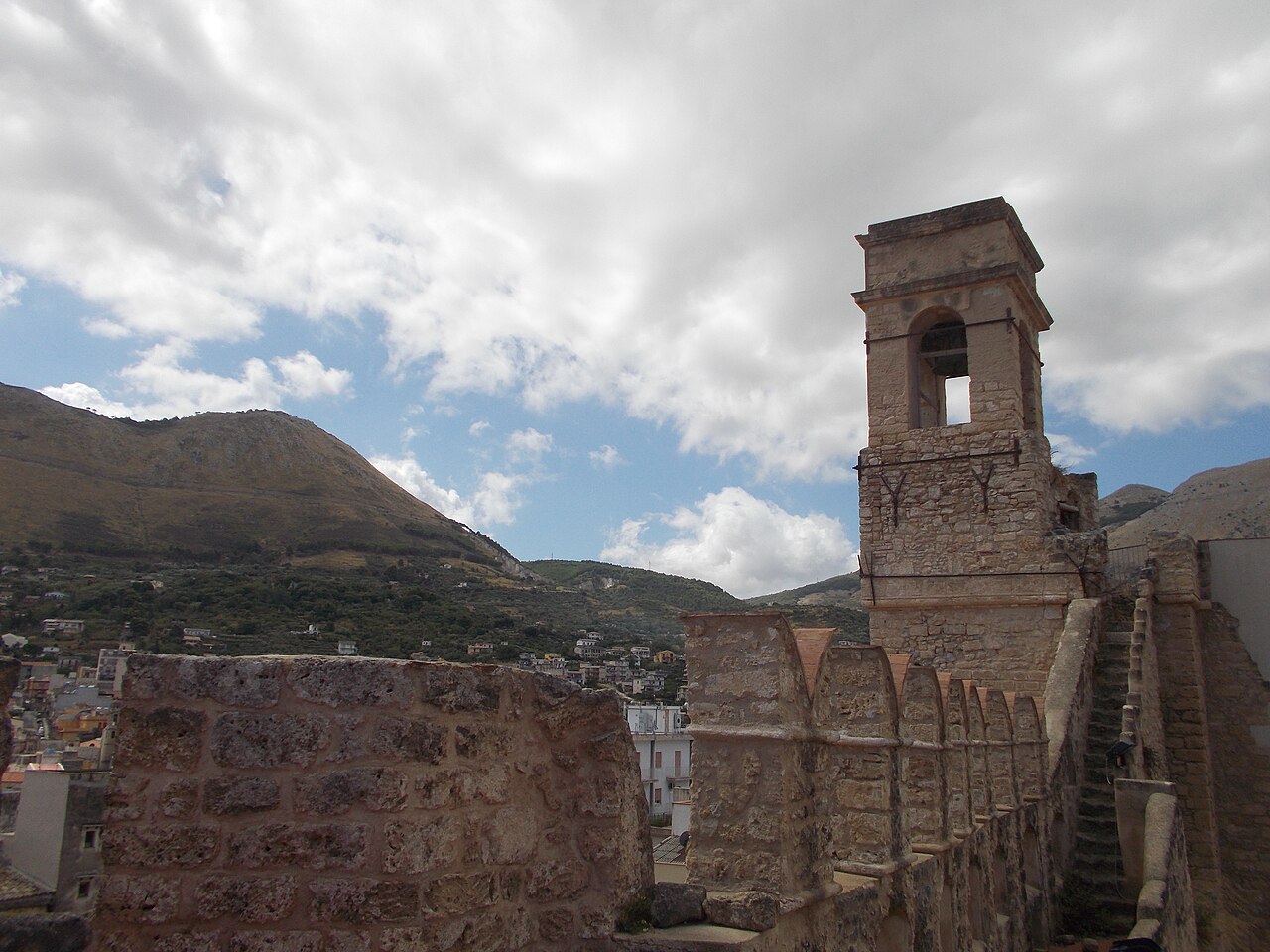 Castle of Carini in Italy