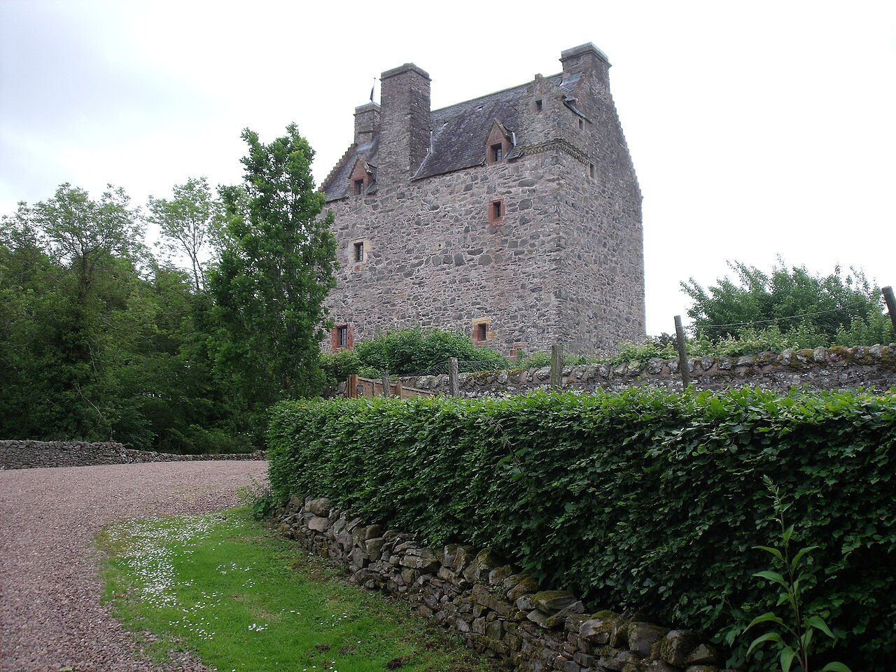Aikwood Tower en Escocia