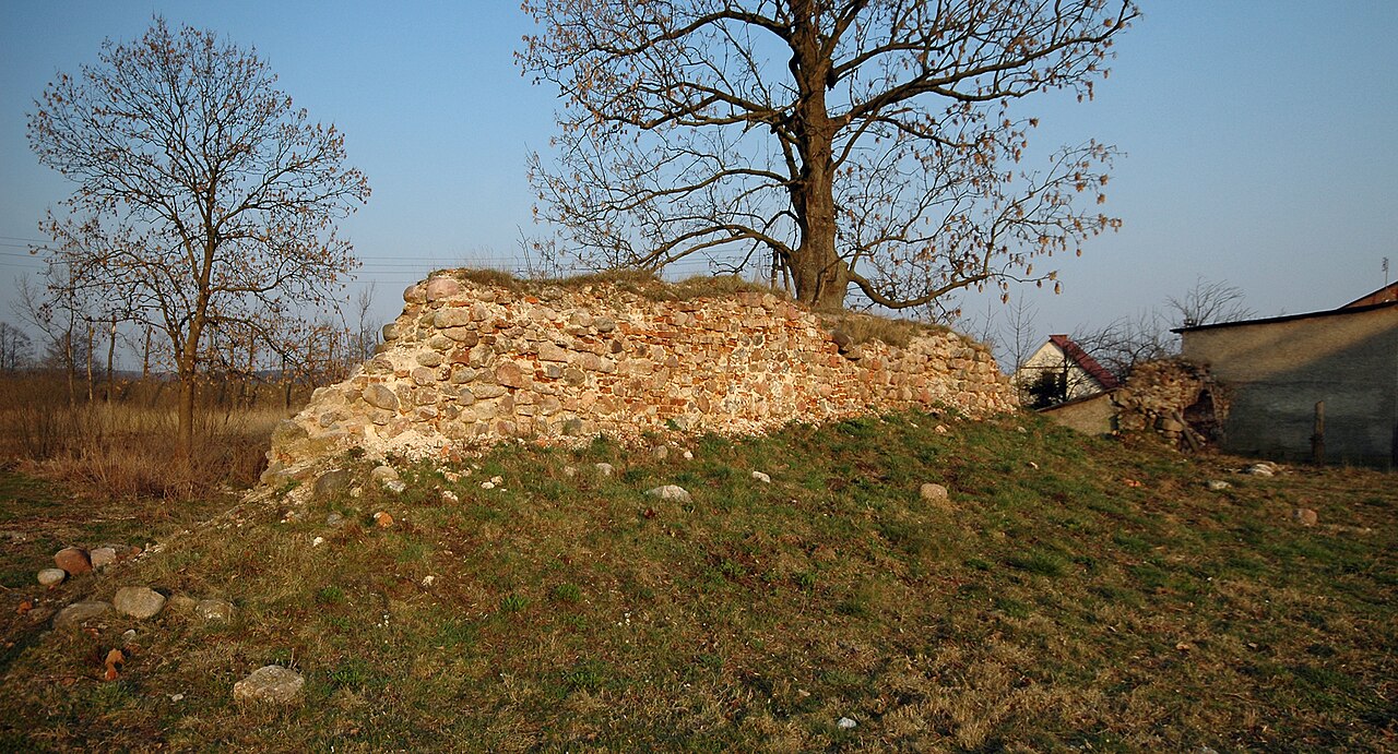 Dąbrówno Castle in Poland