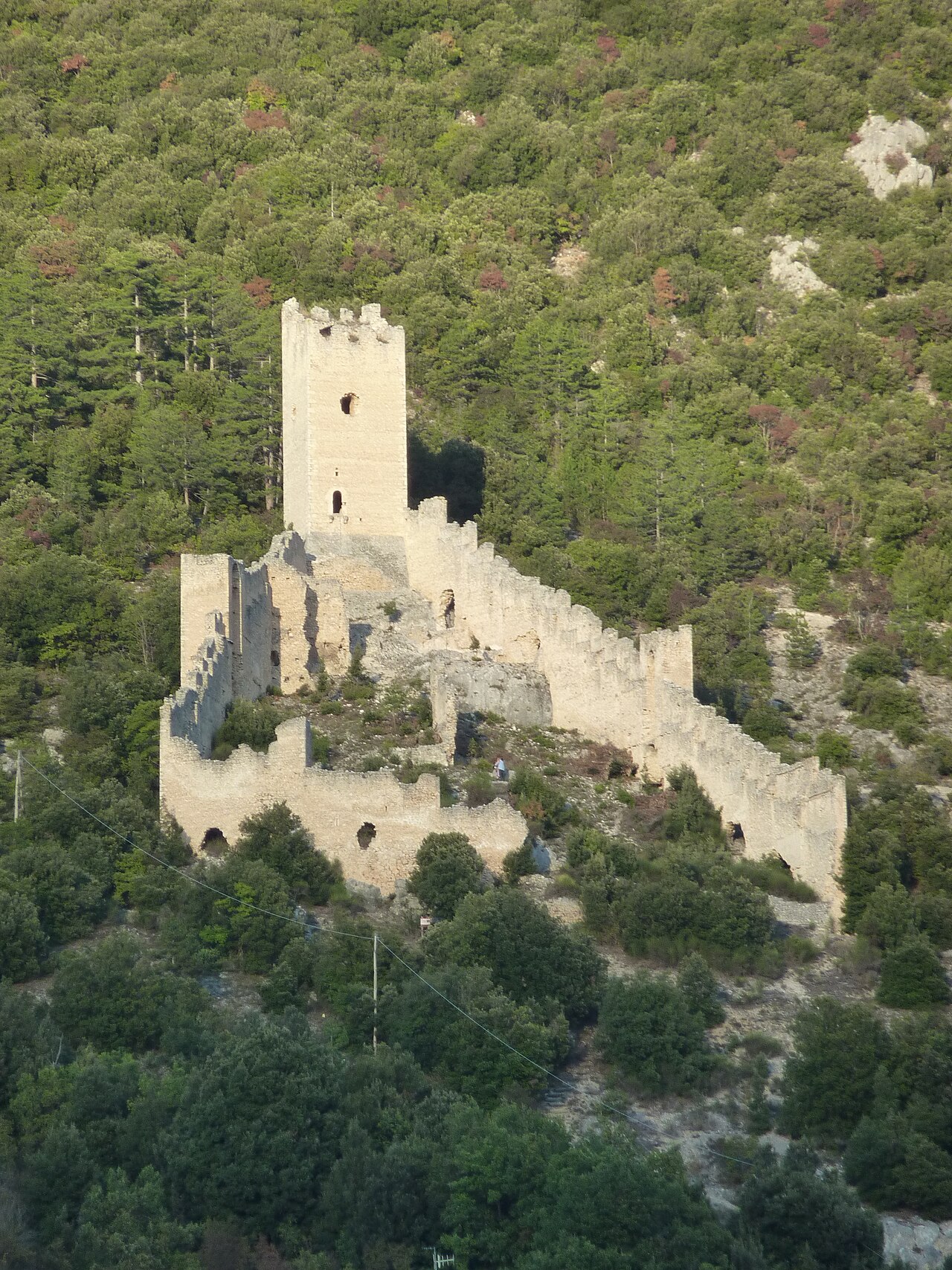 Castle of San Pio delle Camere in Italy