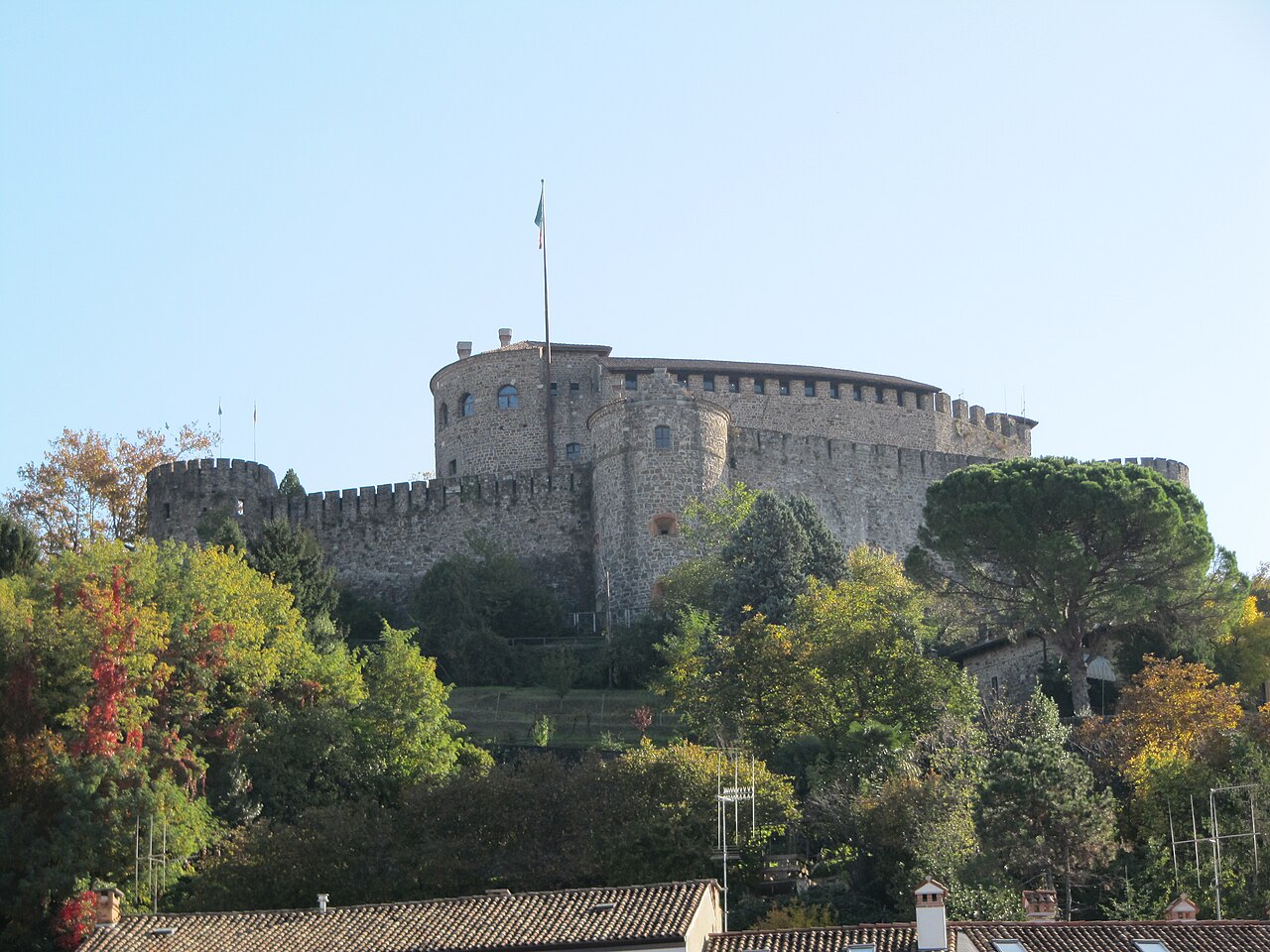 Castle of Gorizia in Italy