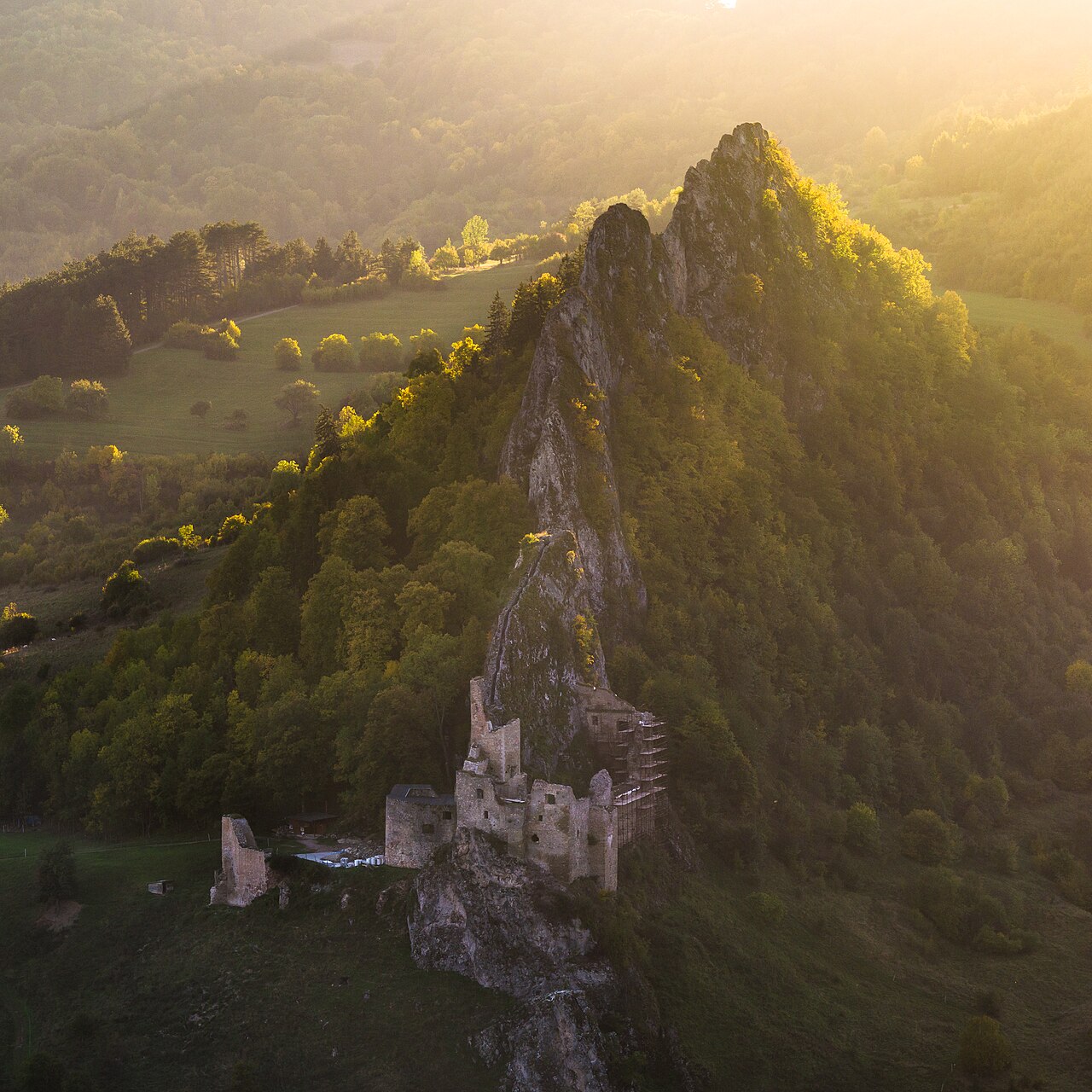 Lednica Castle in Slovakia