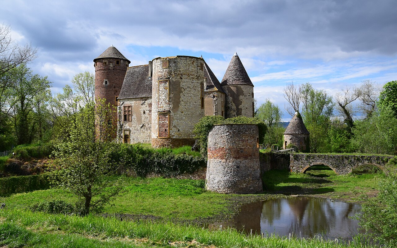 Castle of Arginy in Frankreich