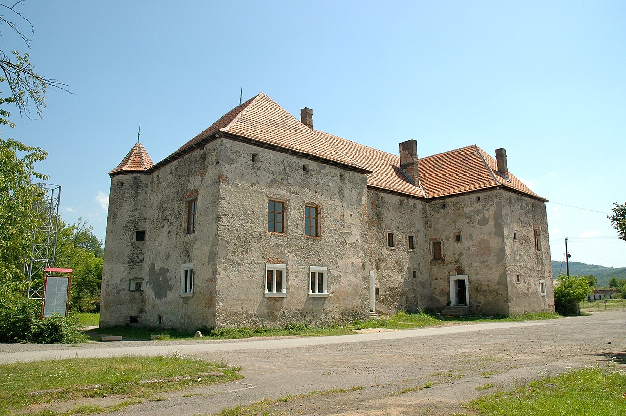 Chynadiiovo Castle in Oekraïne