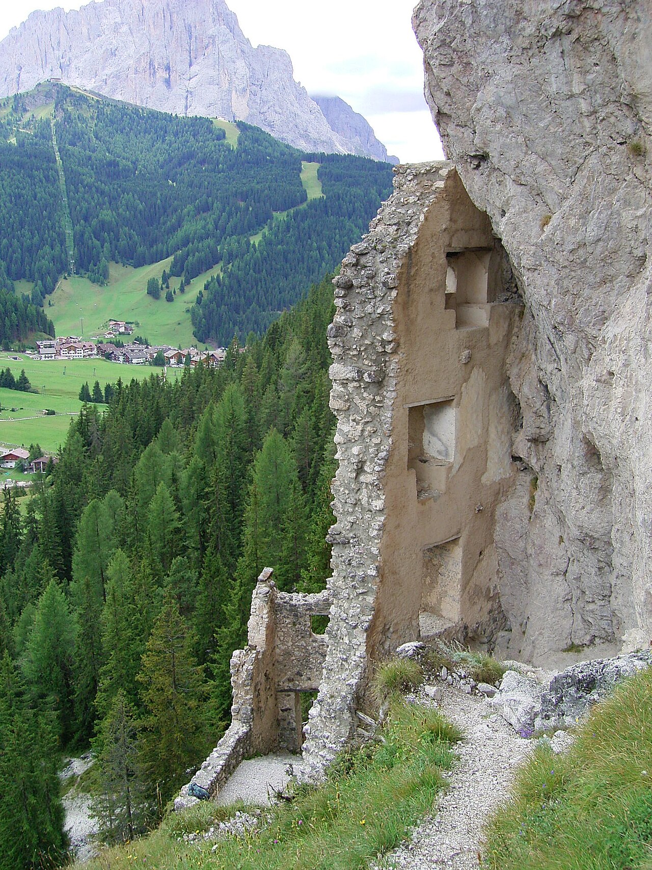 Castle Wolkenstein in Italy