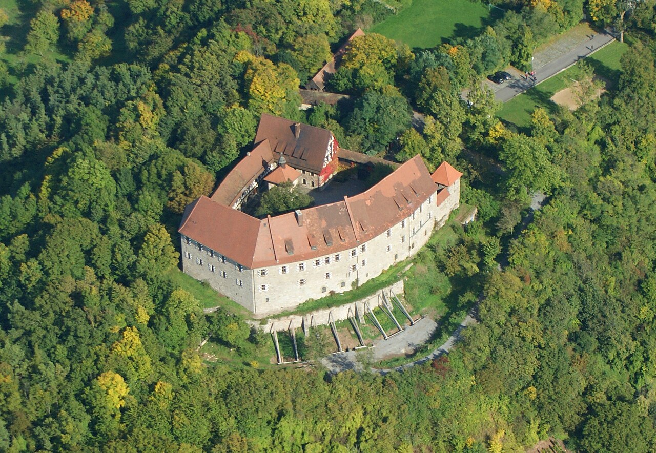Zamek w Ipsheim w Niemczech