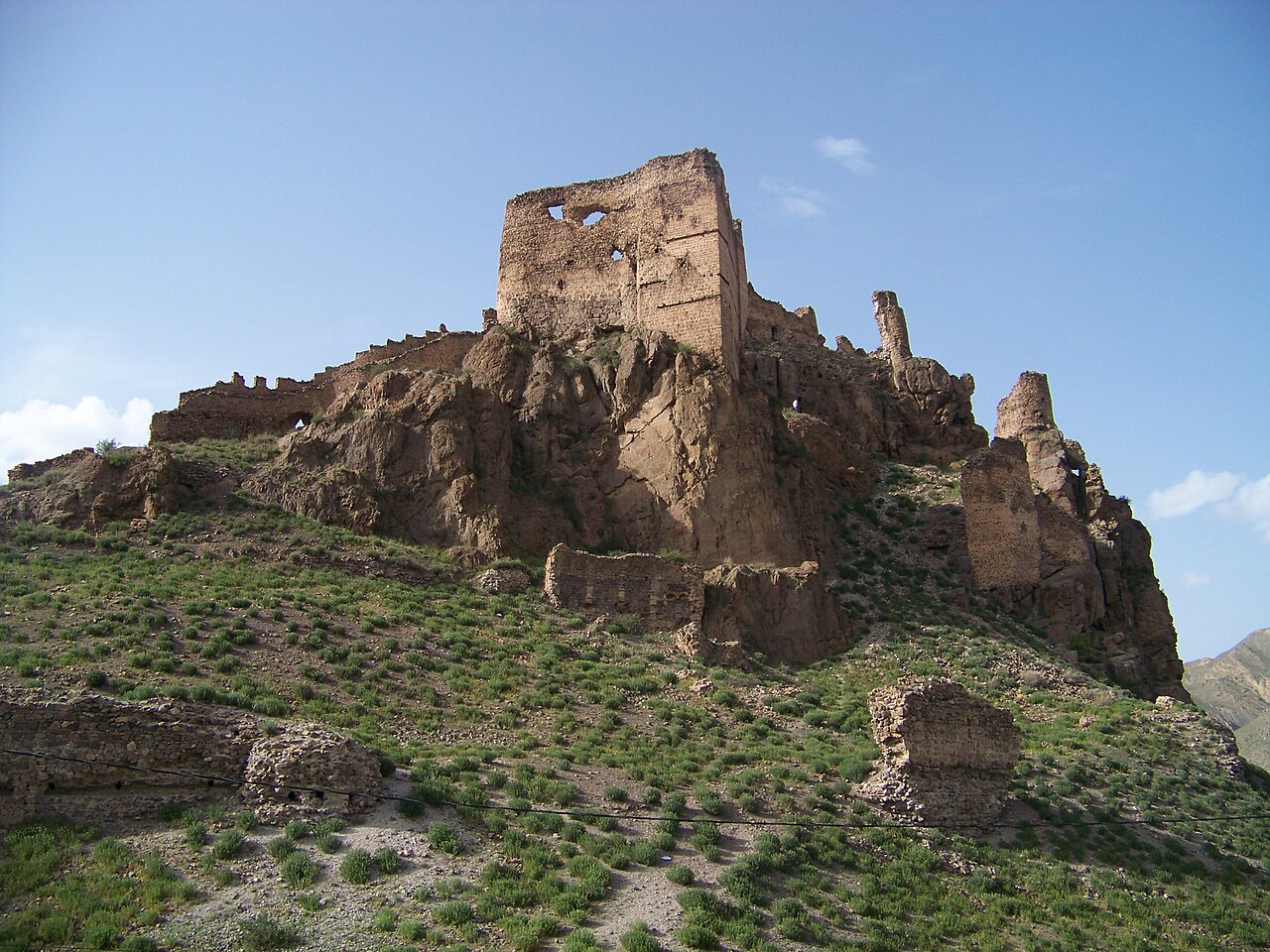 Tortum Castle in Turkey