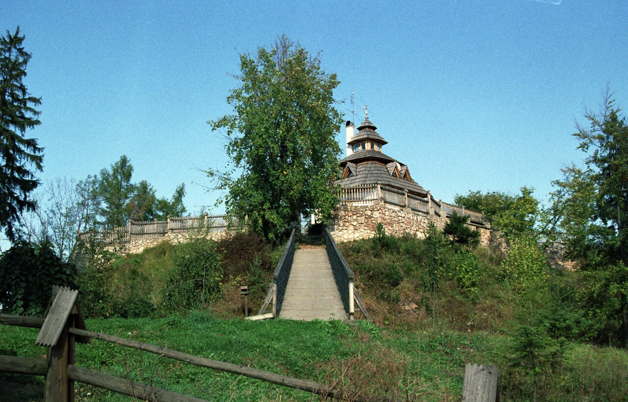 Castle in Szaflary en Pologne