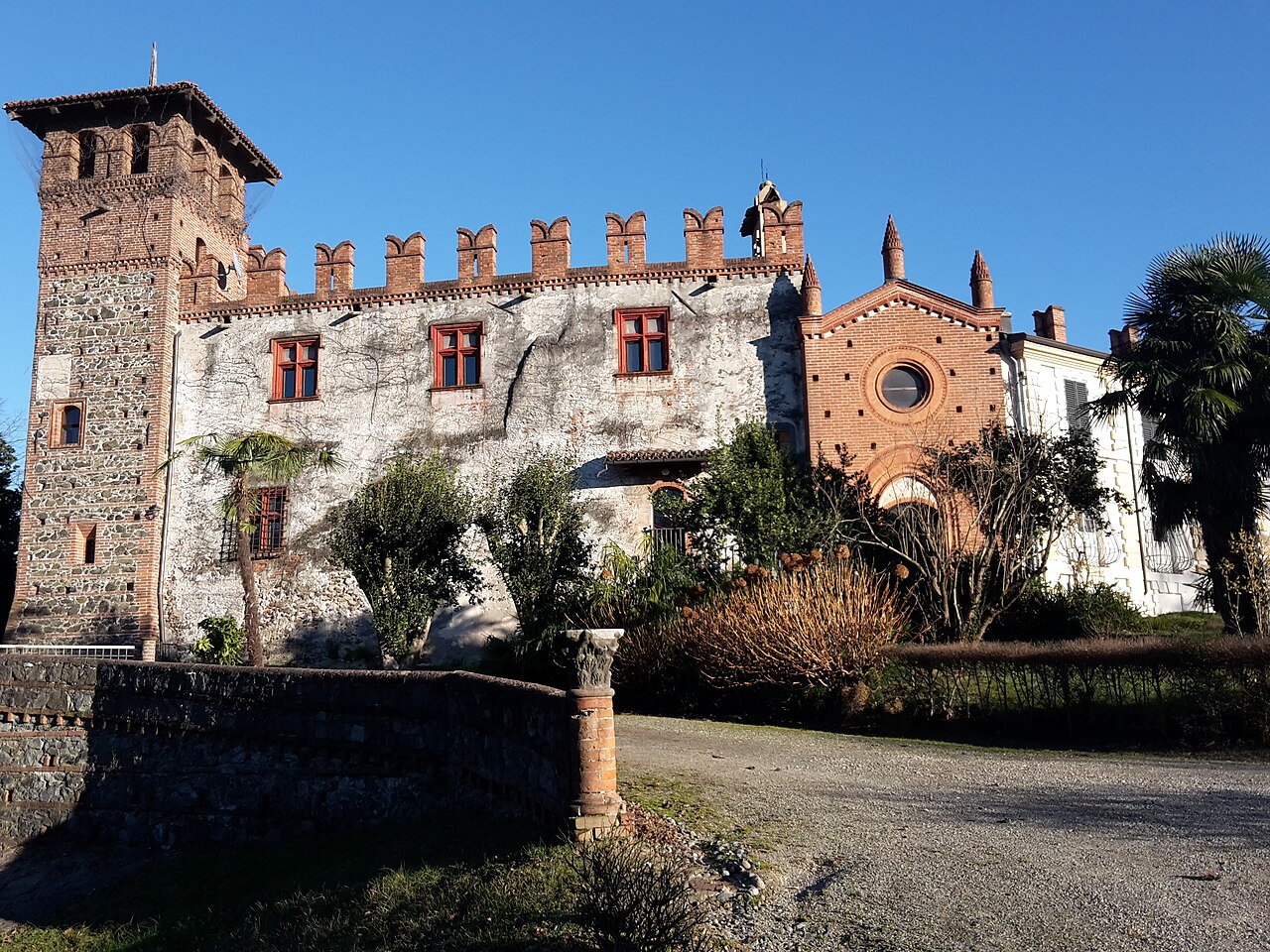 Castle of Banchette in Italy
