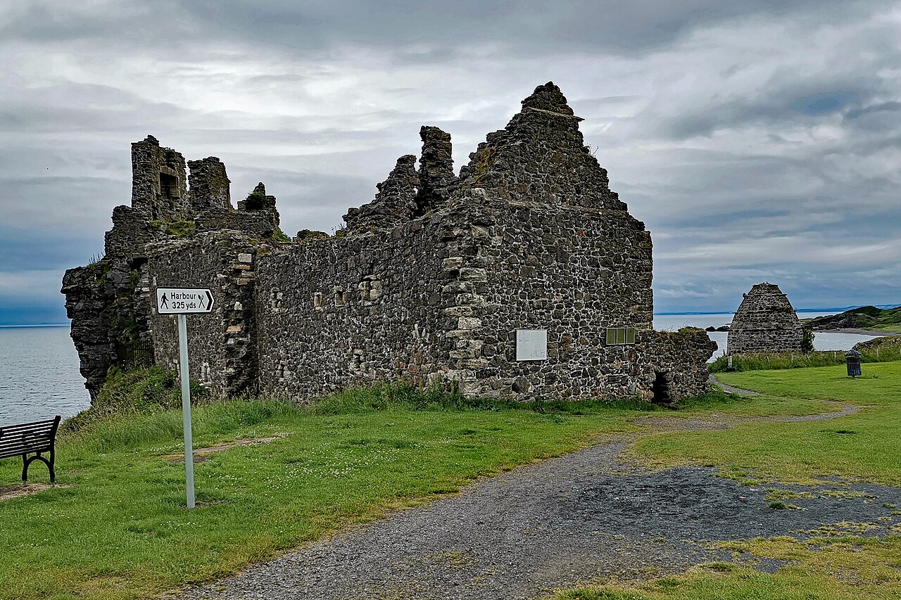 Dunure Castle en Escocia