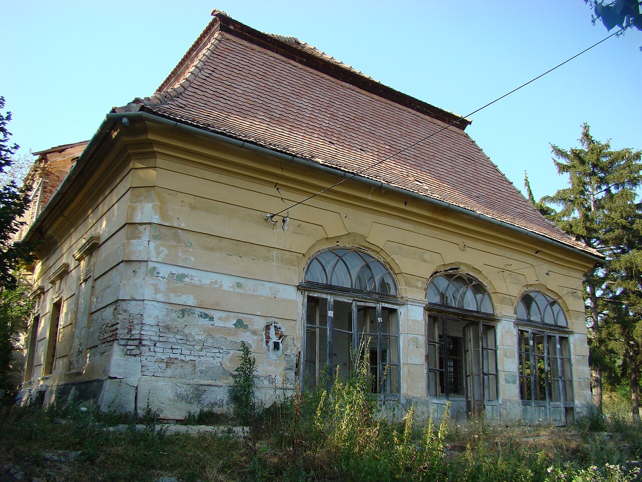 Teleki castle in Comlod, Bistrița-Năsăud у Румунії