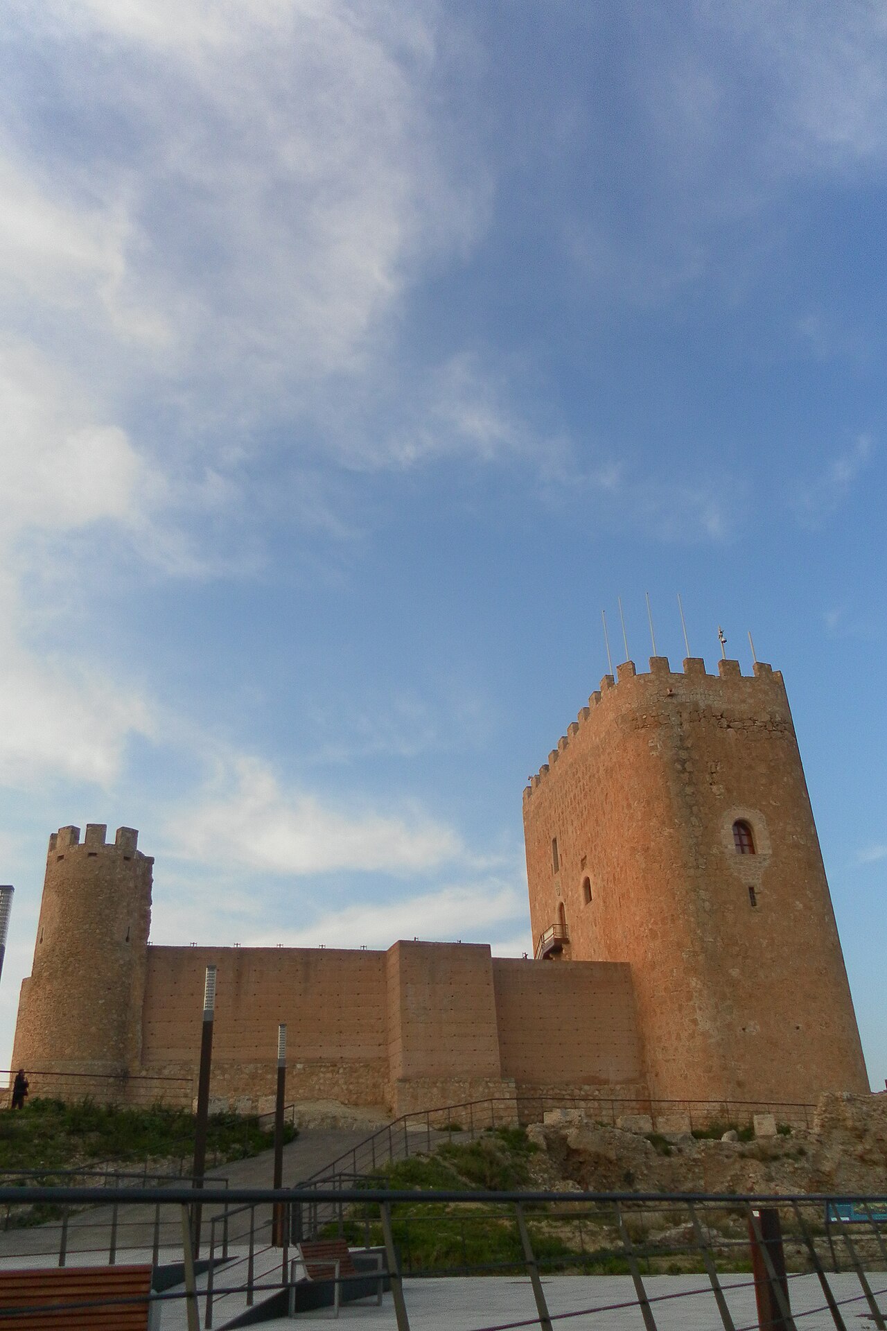Castle of Jumilla in Spain