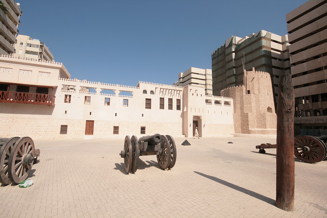 Sharjah Fort w Zjednoczonych Emiratach Arabskich