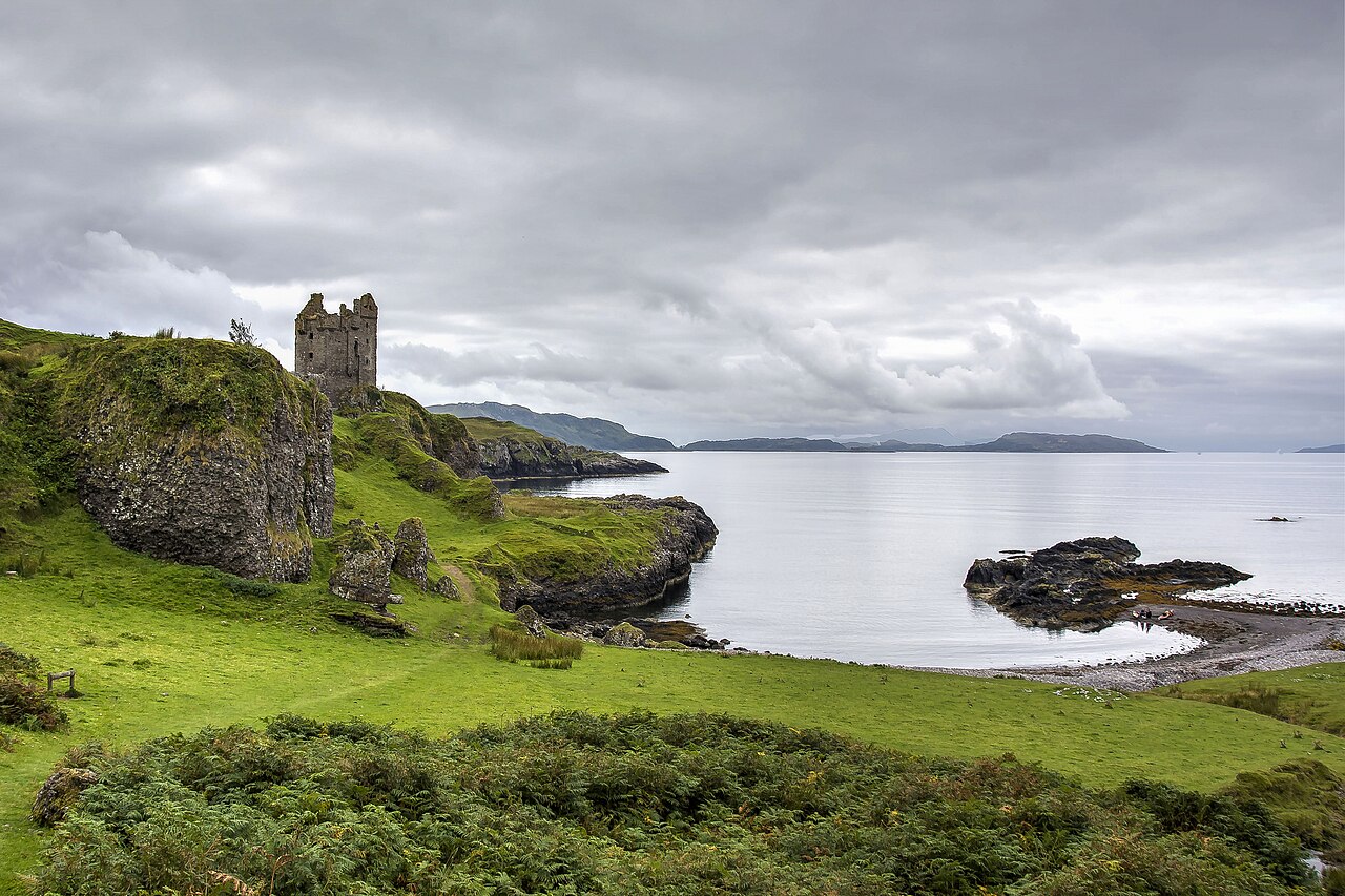 Gylen Castle in Scotland