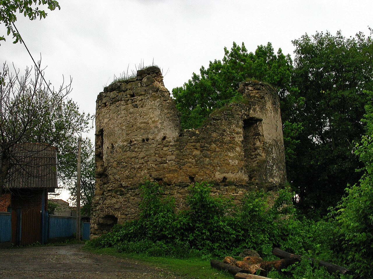 Novosilka Castle in Oekraïne