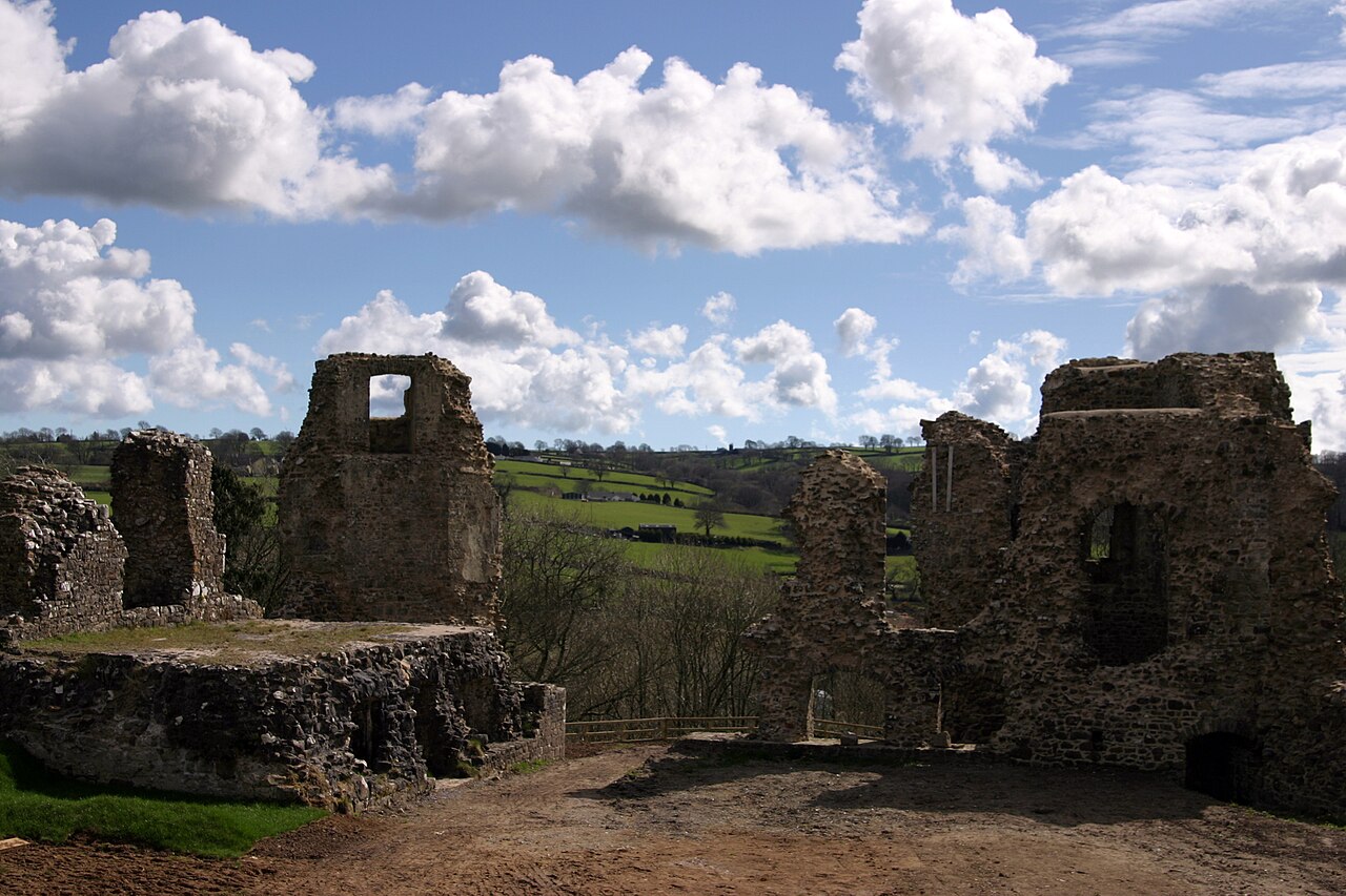 Narberth Castle in Wales