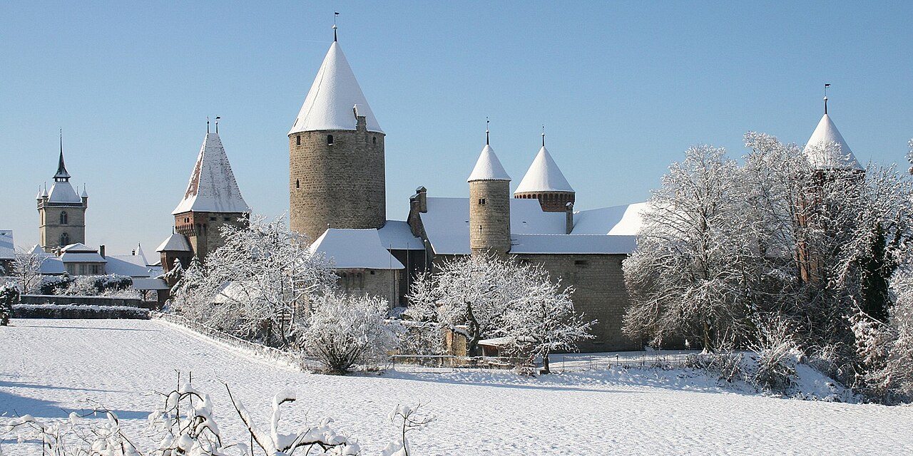 Chenaux Castle in Switzerland