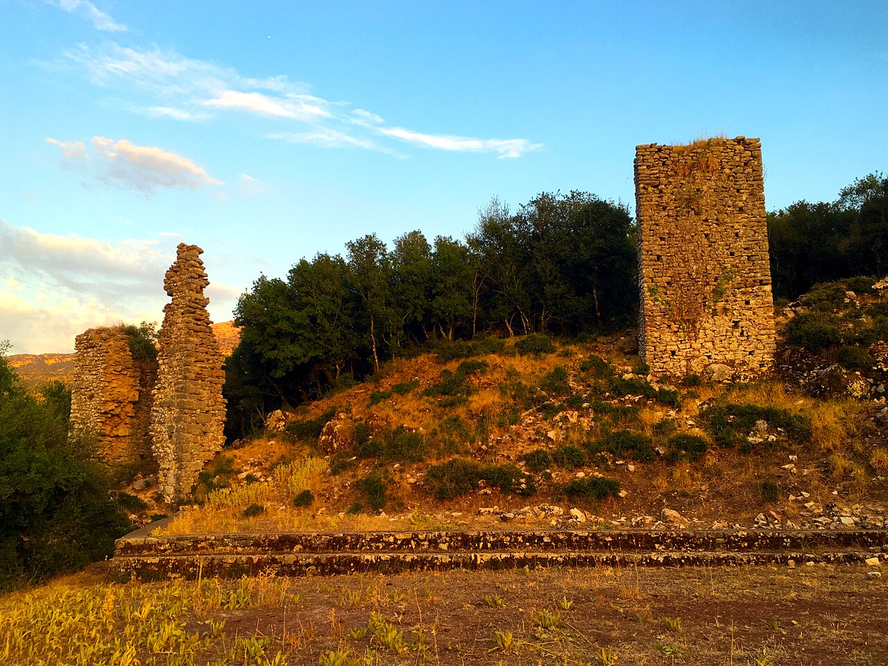 Akova Castle in Greece