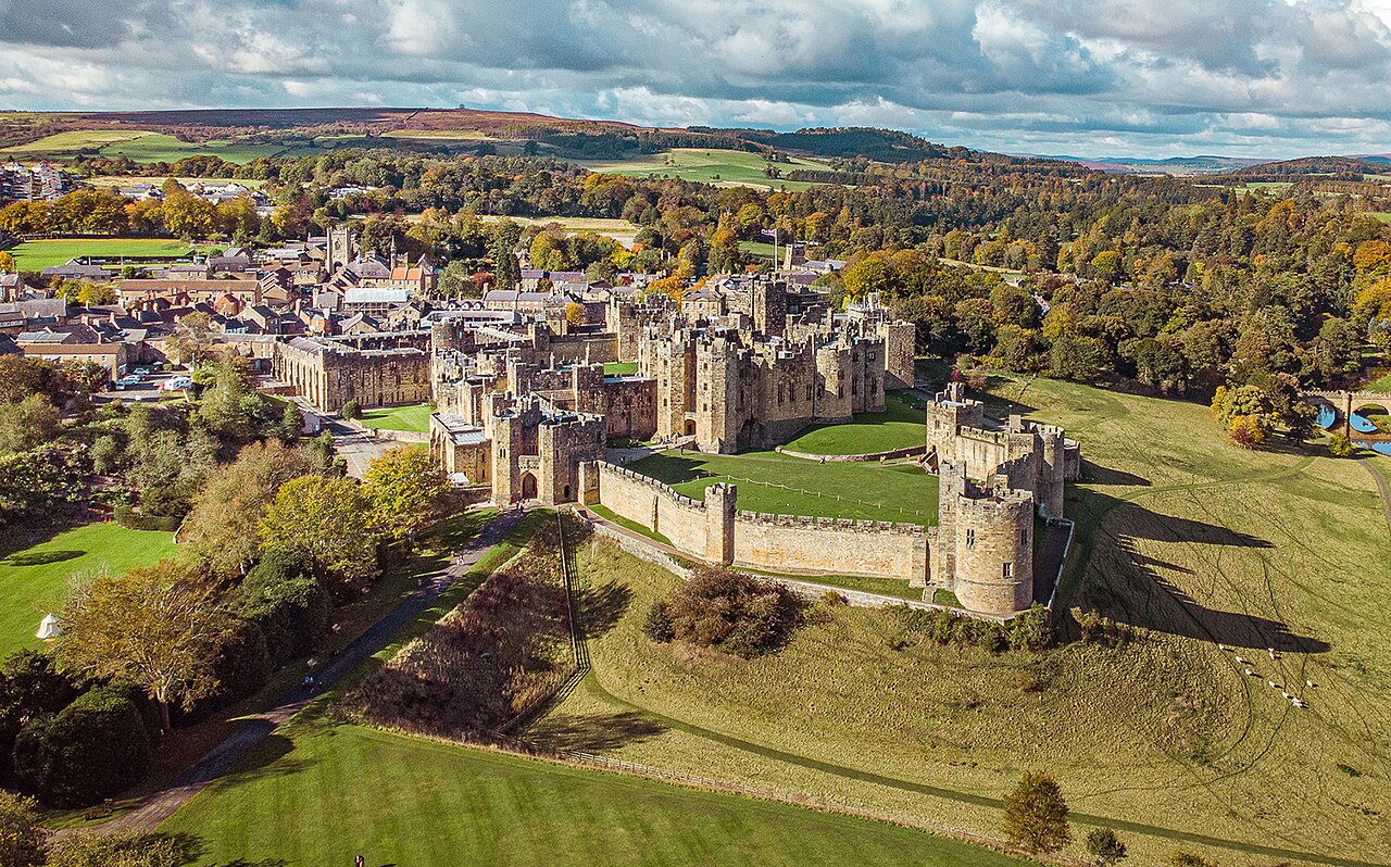 Alnwick Castle in England