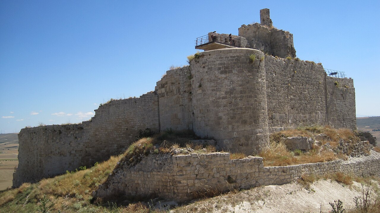 Castle of Castrojeriz in Spanje
