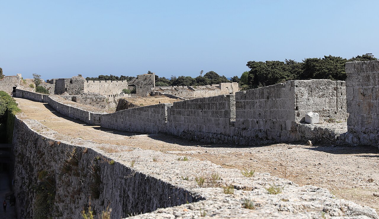 Fortifications of Rhodes in Greece