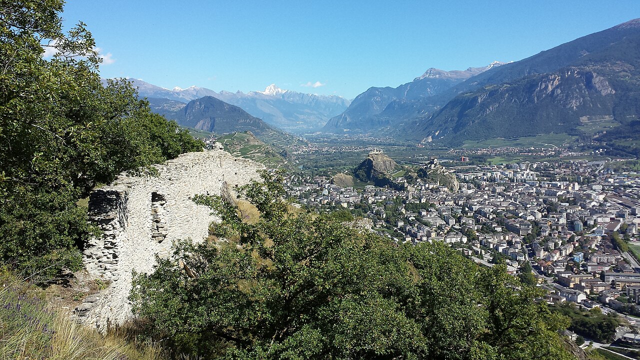 Burg Montorge in der Schweiz