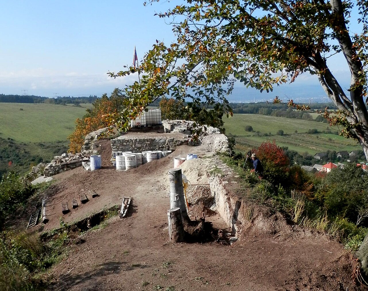 Hrad Šebeš in Slovakia