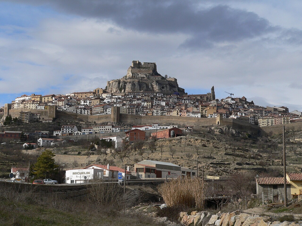 Morella Castle in Spain